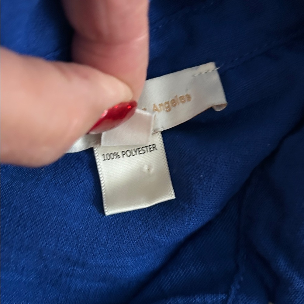 MONTEAU Elegant Royal Blue Button-Down Shirt - Picture 6 of 6